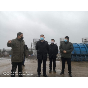 澧县县长王兆铭检查指导张公庙澧水特大桥工地工作